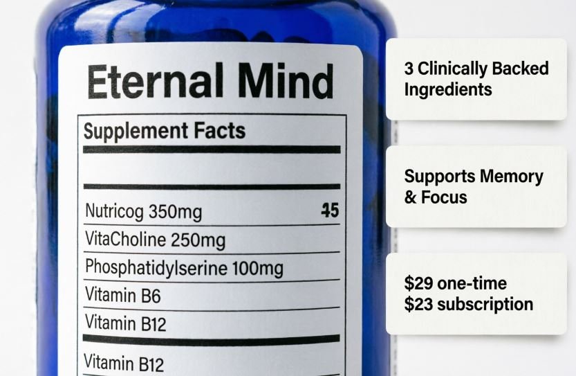 BioTrust Eternal Mind Ingredients