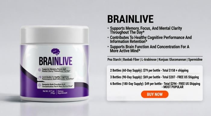 BrainLive Brain Supplement