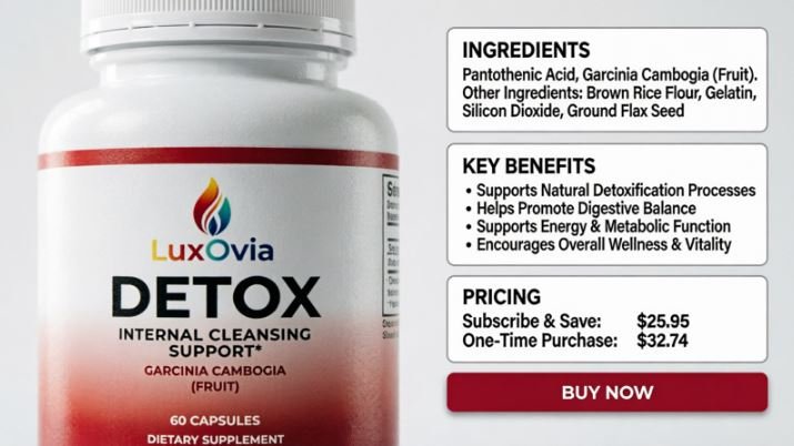 LuxOvia Detox and Cleanse Formula Buy Now LuxOvia Detox and Cleanse Buy Now