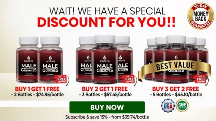 LuxOvia Gummies Buy Now