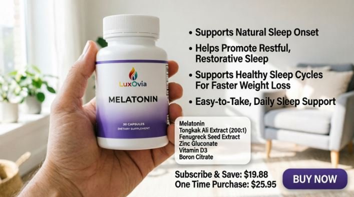 LuxOvia Melatonin Formula Buy Now