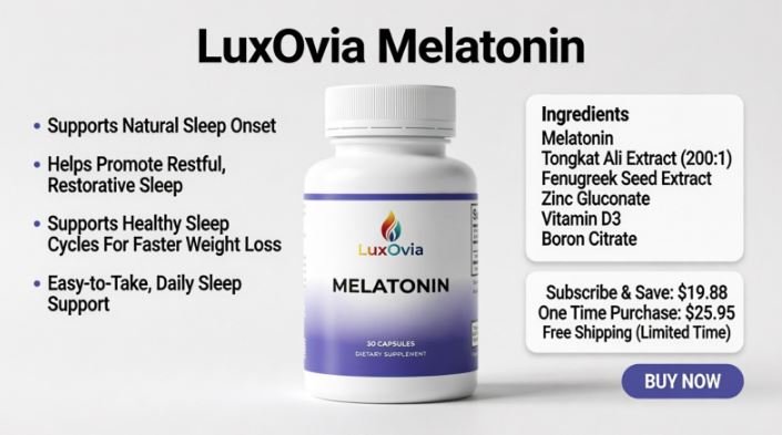 LuxOvia Melatonin Formula