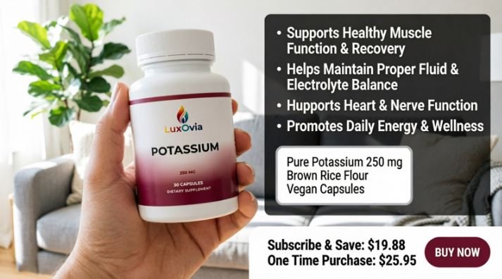 LuxOvia Potassium Boost Formula Buy Now