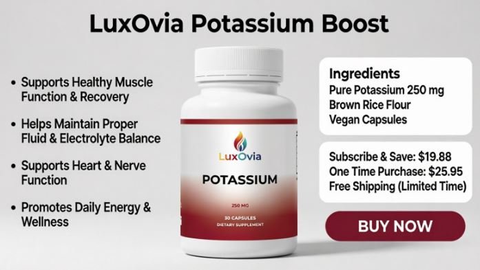LuxOvia Potassium Boost Reviews
