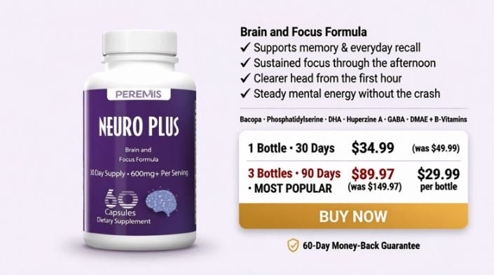Peremis Neuro Plus Brain And Focus Formula Review Peremis Neuro Plus Brain And Focus Formula Review