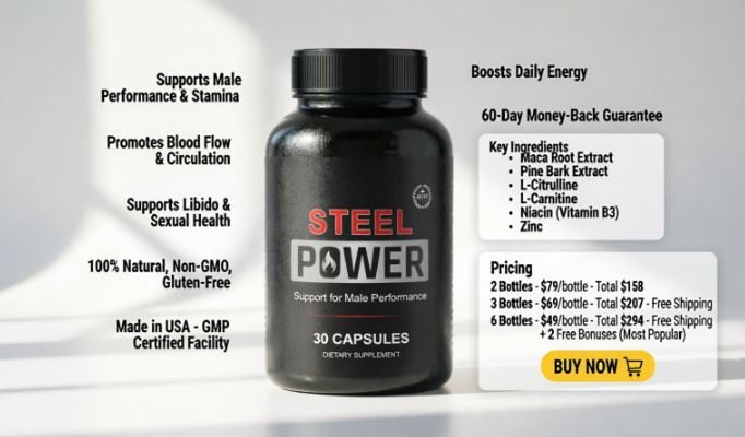 Steel Power Capsules Ingredients Steel Power Capsules Ingredients