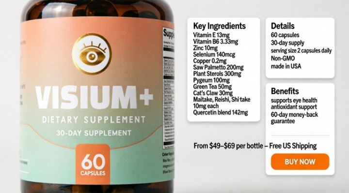 Visium Plus Eye Health Benefits