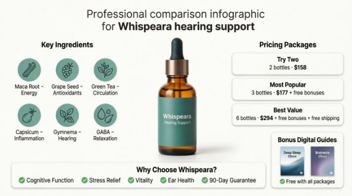 Whispeara Hearing Support Drops Buy Now