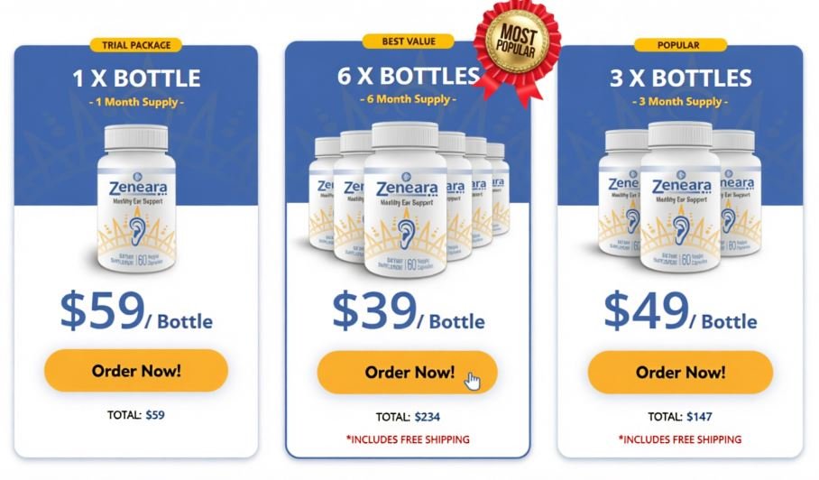 Zeneara Healthy Ear Support Supplement Buy Now