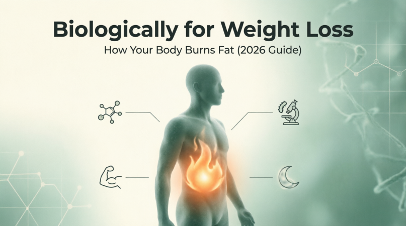Biologically for weight loss — how your body burns fat: hormones, metabolism, gut health, muscle, and sleep