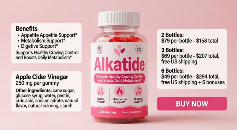 AlkaTide Support For Metabolism Gummies AlkaTide Support For Metabolism Gummies