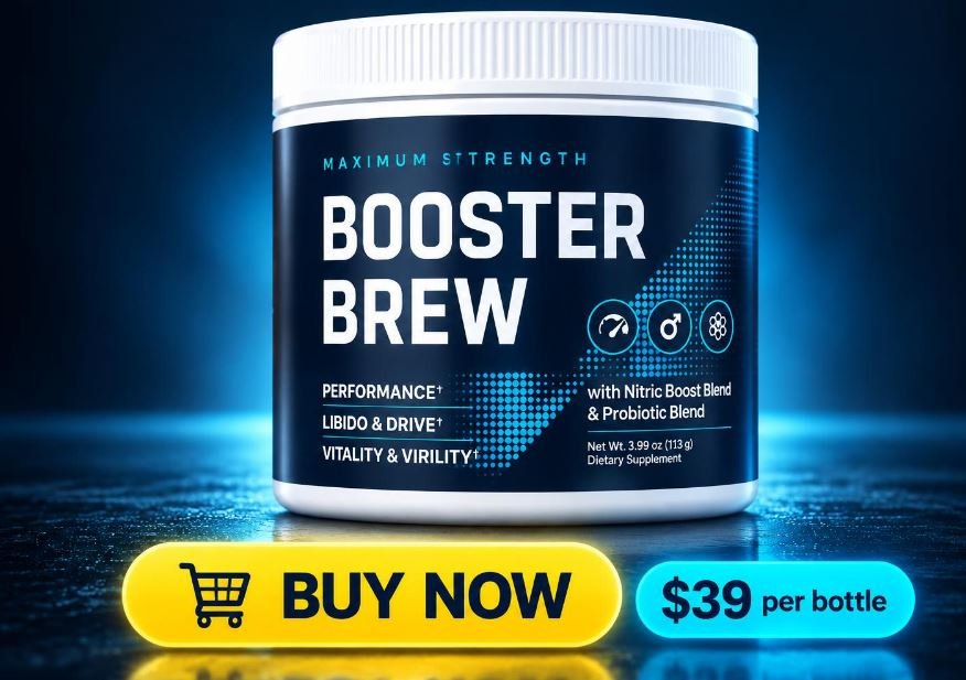 Booster Brew Powder Mens Vitality Supplement
