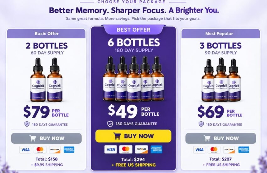 Cognizil liquid memory support formula