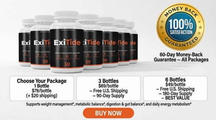 ExiTide Support Healthy Weight Management Capsules