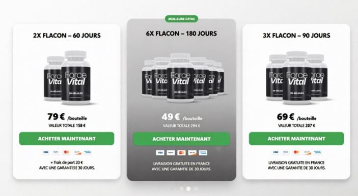 Force Vital Bienfaits
