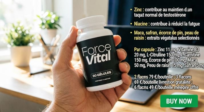 Force Vital Testostérone Naturel