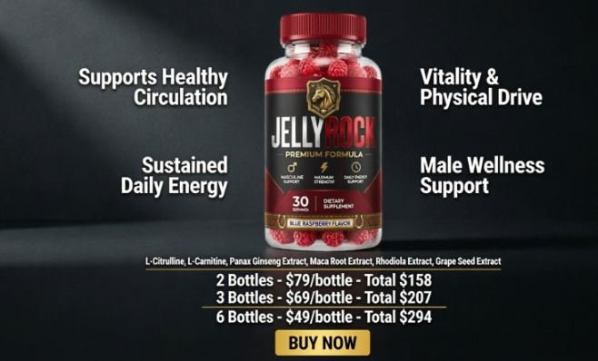 Jelly Rock Male Performance Gummies