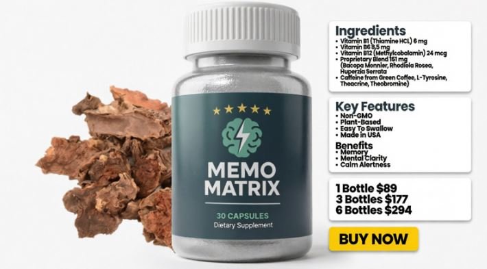 Memo Matrix Cognitive Support Ingredients