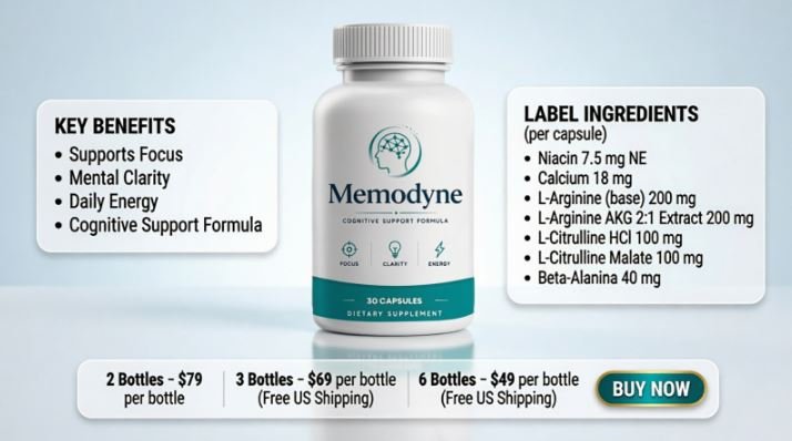 Memodyne Cognitive Support Capsules Memodyne Cognitive Support Capsules