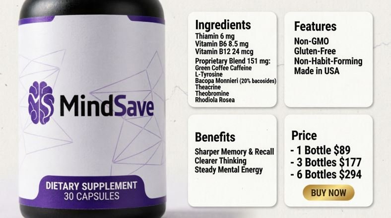 MindSave Nootropic Brain Formula MindSave Nootropic Brain Formula