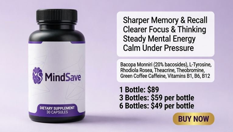 MindSave Nootropic Brain Supplement MindSave Nootropic Brain Supplement