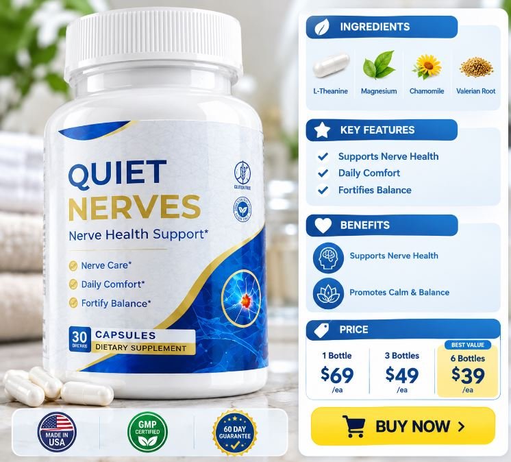 Quiet Nerves Nerve Health Support Formula