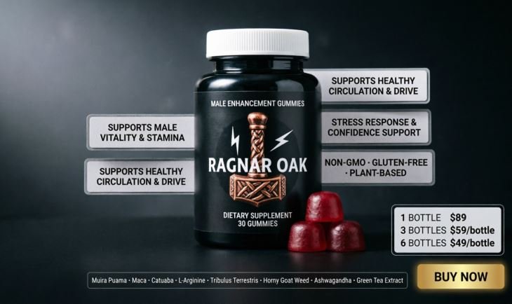 RagnarOak Boost Natural Male Vitality and Stamina Support