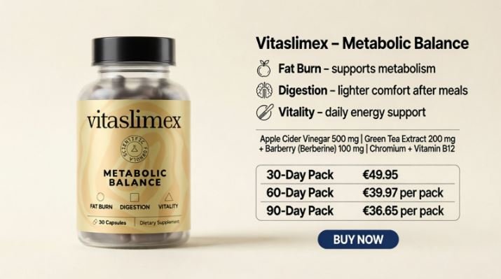 Vitaslimex Natural Weight Loss Capsules That Supports Metabolic Balance