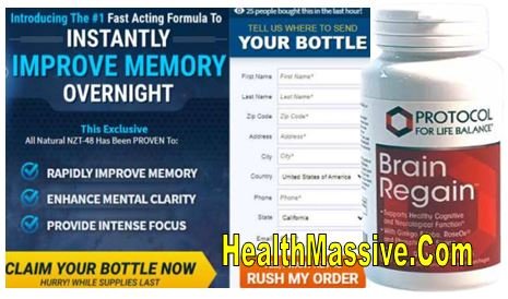 Brain Regain Pills
